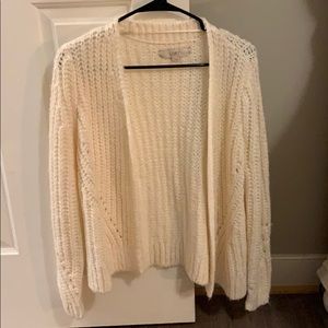 LOFT Cream Cardigan